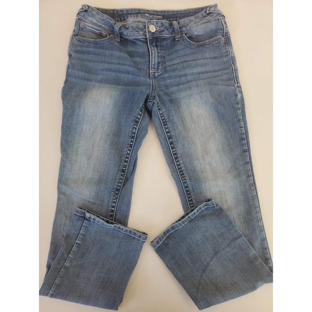 Maurices Womens Medium Wash Bootcut Jeans Size 8 Reg Blue Denim Stretch Pocket M